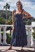 Vestido de tirantes largo estampado para mujer, sin mangas, para ir al trabajo, verano 2025 - details 12