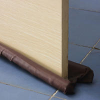 Tope de tiro de doble puerta marrón, excluidor de doble calado, aislador de aire, protector de ventanas Dodger, ahorro de energía - details 0