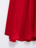 2025 verano nueva ropa de mujer textura de satén de seda vestido de tirantes largo vestido de fiesta con cuello en V para mujer - details 5