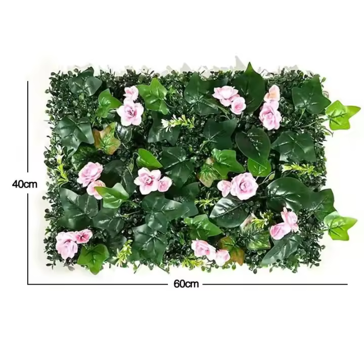 Panel de Pared de Césped Artificial Helecho de Boxwood 15.74 pulgadas x 23.6 pulgadas - 1