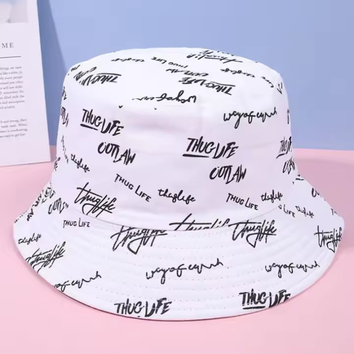 Sombrero de pescador de algodón Bob de color fluorescente unisex con cubo de mezclilla lavada Deportes y s - 1