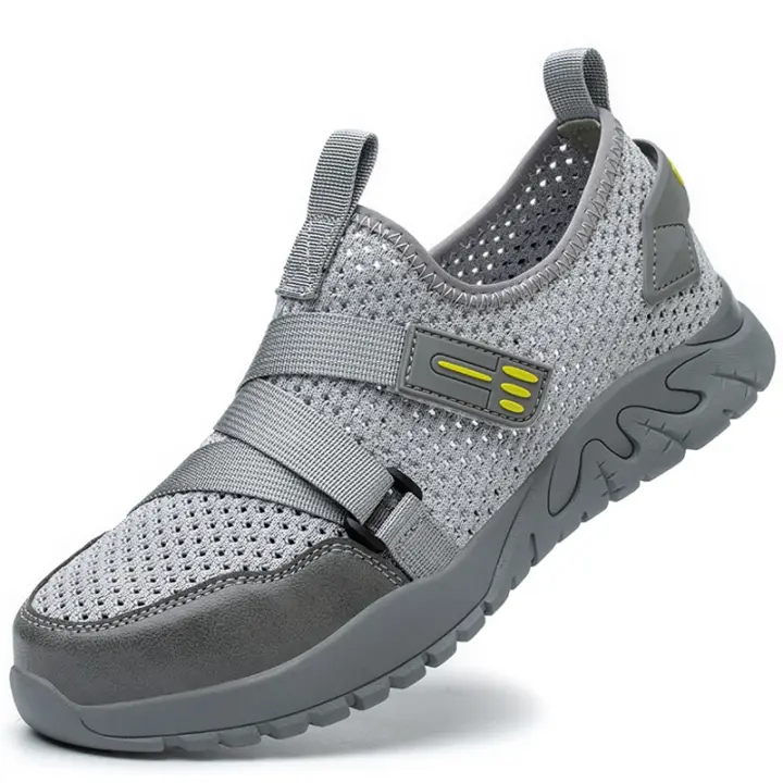 Transpirables para verano, zapatillas antipinchazos, puntera de plástico, zapatos de seguridad para electricistas con aislamiento de 6kV - 1