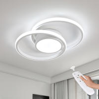 Plafón de Techo LED Blanco 40W GOECO, Aluminio, 3000-6500K, Regulable con Control Remoto, Iluminación Interior - details 4