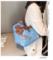 Bolso de mano de nuevo estilo para mujer, bolso de hombro de gran capacidad, bolso de viaje vaquero versátil para otoño e invierno - details 0