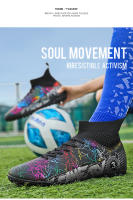 Zapatos de fútbol profesionales para hombres, botines de fútbol para jóvenes, zapatillas de entrenamiento de fútbol de cuero, zapatos de tacos de fútbol al aire libre - details 15
