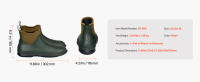 SucceBuy Botas de Goma, Calzado Protector, Botas de Caza Antideslizantes Impermeables, Botas de Barro Aisladas para Jardinería, Calzado Protector - details 9