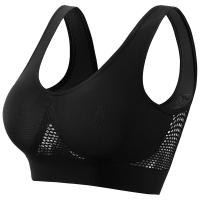 Sujetador deportivo de color sólido para mujer, top de fitness, gimnasio, yoga, entrenamiento atlético, suave, acolchado - details 33