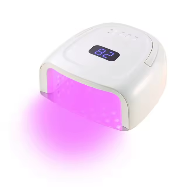 Secador de Uñas LED UV Recargable Rojo 2020 Batería Grande Pantalla LCD Art de Uñas de Gel - 1