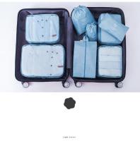 Organizador de viaje impermeable, 9 piezas, neceser, organizador de ropa - details 5