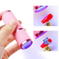 Antorcha Eléctrica LED para Manicura Secado Rápido de Gel UV Belleza Portátil en Rosa, Azul, Amarillo, Verde - details 0
