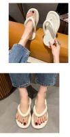Chanclas planas Inspopulareva ultraligeras de verano para mujer, zapatos de playa dulces en colores caramelo, prendas de vestir enrolladas para niñas - details 12