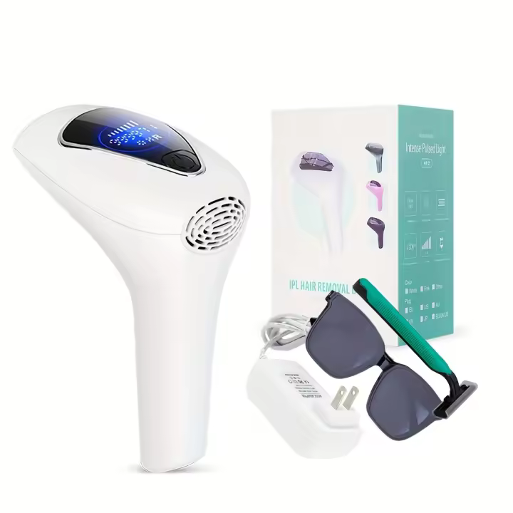 Epilador Láser Permanente IPL 990 8 Niveles LCD Eliminación de Vello Facial y Pubico sin Dolor - 1