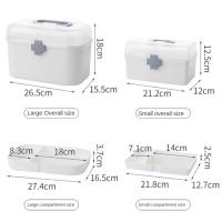 Pastillero grande multicapa, caja de medicina doméstica de gran capacidad, caja de almacenamiento de medicina, impermeable, prevención de polvo, pastillero grande - details 0
