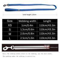 Truelove-Correa suave para perro y gato, arnés y Collar de nailon reflectante, malla de entrenamiento para caminar, 11 colores de longitud, 110cm, TLL2111 - details 1