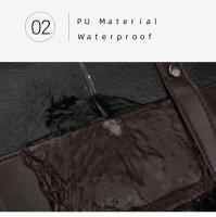 Mochila nueva para hombre, bolso Retro de moda, bolso de ordenador de negocios, viaje, fin de semana, mochila de cuero impermeable y duradera de gran capacidad - details 2