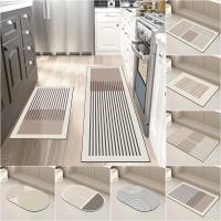 Alfombra de cocina superabsorbente, felpudo largo de diatomita, suave, lavable, antideslizante, para entrada de baño - details 2