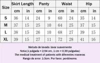 Conjunto de 2 piezas de Yoga Fiess, ropa deportiva informal para exteriores, falda de corte A - details 1