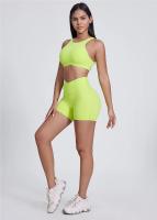 SHINBENE-Sujetador deportivo de cuello alto para entrenamiento, sostén con relleno cruzado en la espalda, ideal para Yoga - details 17