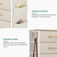 Cajón de Tela Cómodo con 8 Cajones Extraíbles Ideal para Sala de Estar, Dormitorio, Habitación Infantil Marrón - details 5