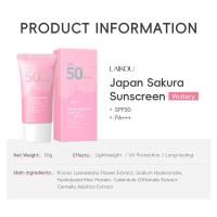 Crema protectora solar Sakura, bloqueador solar Facial Spf50, cremas, loción blanqueadora, crema de Gel hidratante de aislamiento, crema Facial Brig P3B4 - details 2
