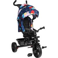 Haari Bicicleta 2 en 1 Menores hasta 25 kg 1,5-5 años Triciclo- Carrito Cesta espaciosa, Bolsa y portavasos Cinturones de 3 Puntos con Fundas Toldo Reposapiés Azul Oscuro - details 3