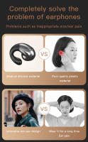 -auriculares inalámbricos con Bluetooth 5,3, audífonos estéreo TWS con Clip para la oreja, Control táctil, auriculares HIFI deportivos para videojuegos y música - details 0