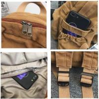 Mochila de Lona Boho Miniatura Bolso de Escuela Vintage para Mujeres Estética Grunge de Hada - details 2