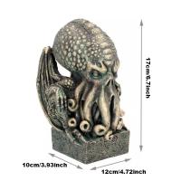 Estatua de Cthulhu Vintage de Resina Decoración de Hogar Moderna de Octopus - details 1