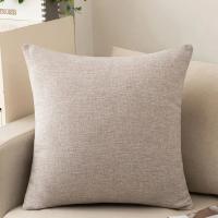 Funda de almohada de algodón y lino para sala de estar, cojín de sofá de color sólido, estilo escandinavo ins, funda de almohada de cintura de invierno - details 7
