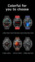 Reloj inteligente ET492 para hombre y mujer, dispositivo con asistente de voz NFC, detección de ritmo cardíaco, llamada de emergencia SOS, linterna, AMOLED, novedad de 2025 - details 27