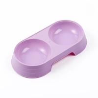 Macaron-cuenco doble para gatos, bandeja de plástico para beber comida, alimentador, suministros para mascotas, accesorios - details 4