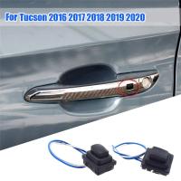 Manija inteligente de puerta delantera, botón pequeño 82661-D3710 82651-D3710 para Hyundai Tucson 2016-2020, interruptor extractor exterior, 1 par - details 4