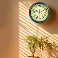 Reloj de pared musical con diseño de pájaro, decorativo con pilas, reloj con melodía, decoración de habitación adecuada para restaurante y hogar - details 5