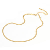 Collar de cadena de acero inoxidable para mujer, colgante fino con cierre de langosta, cadena ajustable para clavícula, collares - details 26