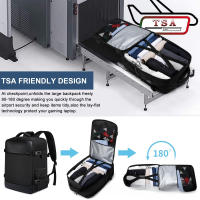 Mochila Viaje Cabina Avión 40x20x25 - Multifuncional, Gran Capacidad, Viajes, Trabajo, Estudio - details 11