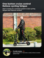 IScooter ix4-patinete eléctrico plegable para adultos, patinete eléctrico de 45 KM/H, patinete eléctrico de 800W, patinete de 48V y 15Ah - details 8