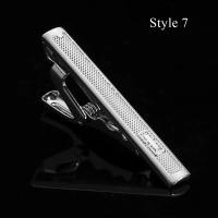 Clip de Corbata de Metal con Diseño Clásico Pinza de Corbata de Cristal para Hombres - details 26