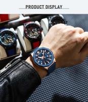 Reloj de Pulsera de Cuarzo CURREN 8437 Diseño Único Casual para Hombres Marca Leten - details 9