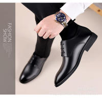 Mocasines casuales de cuero formales profesionales de negocios británicos Summer Hollow para hombre, sandalias bajas, zapatos de trabajo - details 9