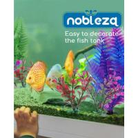 Nobleza - Acuario de Cristal con Cubierta y Luces LED. Sistema de filtro de 7 litros. Color negro - details 2
