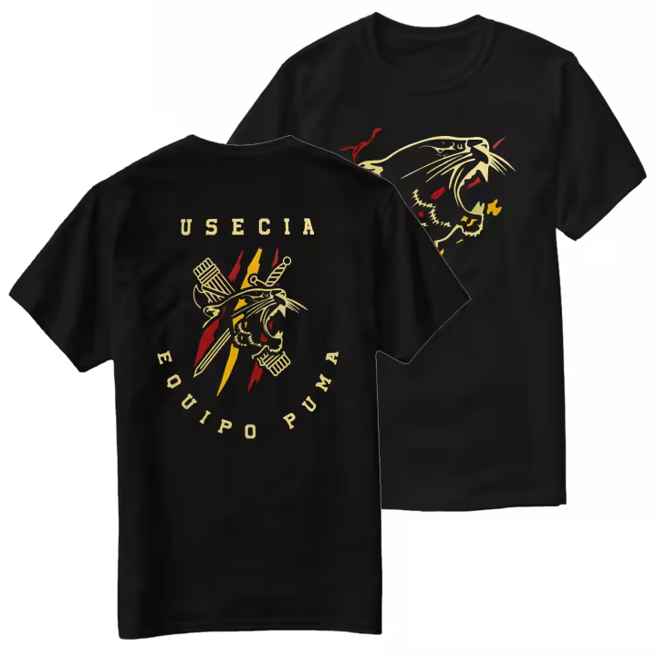 Camiseta Guardia Civil USECIA 100% algodón cuello redondo manga corta verano Casual para hombre Camiseta Streetwear - 1