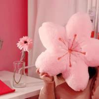 Bonita y cómoda almohada Pink Sakura, perfecta para utensilios fotográficos o decoración de ventanas. - details 1