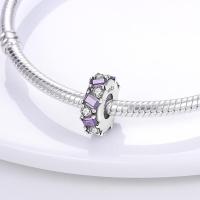 Encanto de Cuentas de Plata de Ley S925 100% Originales para Mujer Joyería DIY Material Principal de Zirconio Pulsera Ajuste de 3mm - details 15