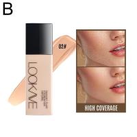 Base de Maquillaje Mate Duradera Cubierta Completa Hidratante y Corrector Tono Dark Beig W4H2 - details 4
