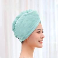 Gorro de microfibra para secar el cabello, toalla para secar el cabello, envoltura fuerte absorbente de agua, gorro de ducha, herramienta de limpieza, 2 piezas - details 24