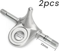 1 par de camiones triangulares para patines, piezas de accesorios de patinaje sobre ruedas de repuesto para placas de patines de doble acción - details 4