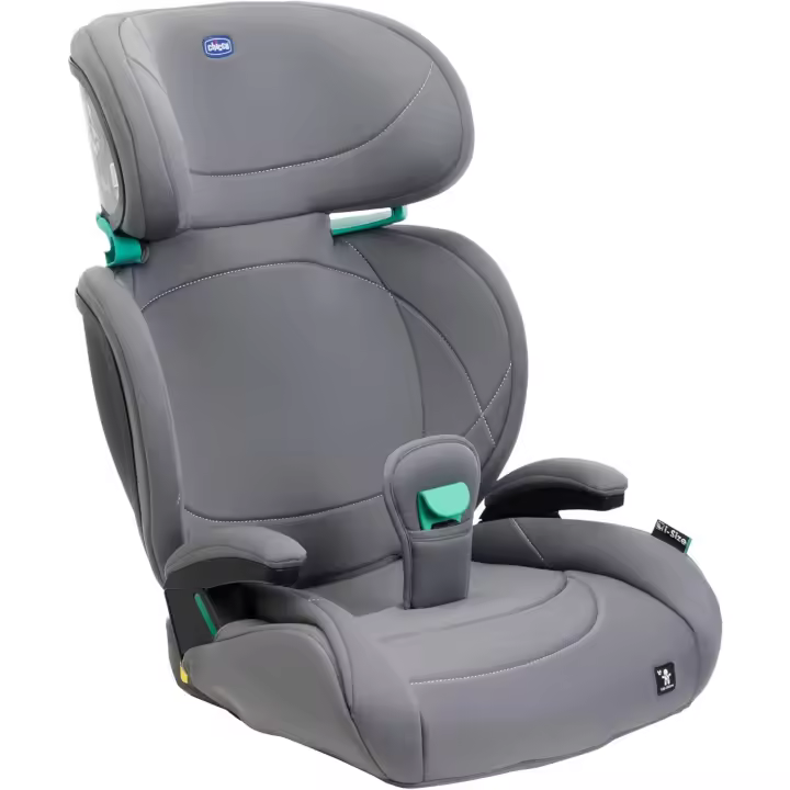 Coche para Niños 3-12 Años (100-150 cm), Peso 15-36 kg, Grupo 2/3, Fácil Instalación con Sistema Isofix, Reclinable, Ajustable en Altura, Reposabrazos Acolchados, Negro - 1