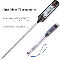 Termómetro Digital para carne, accesorio para cocina, barbacoa, comida, pastel, caramelo, freír, parrilla, comedor, hogar, 10 unidades por lote - details 0