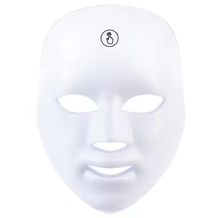 Mascarilla facial LED revolucionaria: cuidado de la piel de calidad spa en casa Terapia de luz con máscara LED para el cuidado facial |   Máscara de terapia de luz roja para el cuidado de la piel |   Máscara de terapia con luz facial LED para una piel - 1