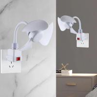 Ventilador de escritorio Universal Flexible con cuello de cisne Plug & Play Dirección ajustable y refrigeración silenciosa Multiángulo blanco para oficina/hogar 220V - details 3